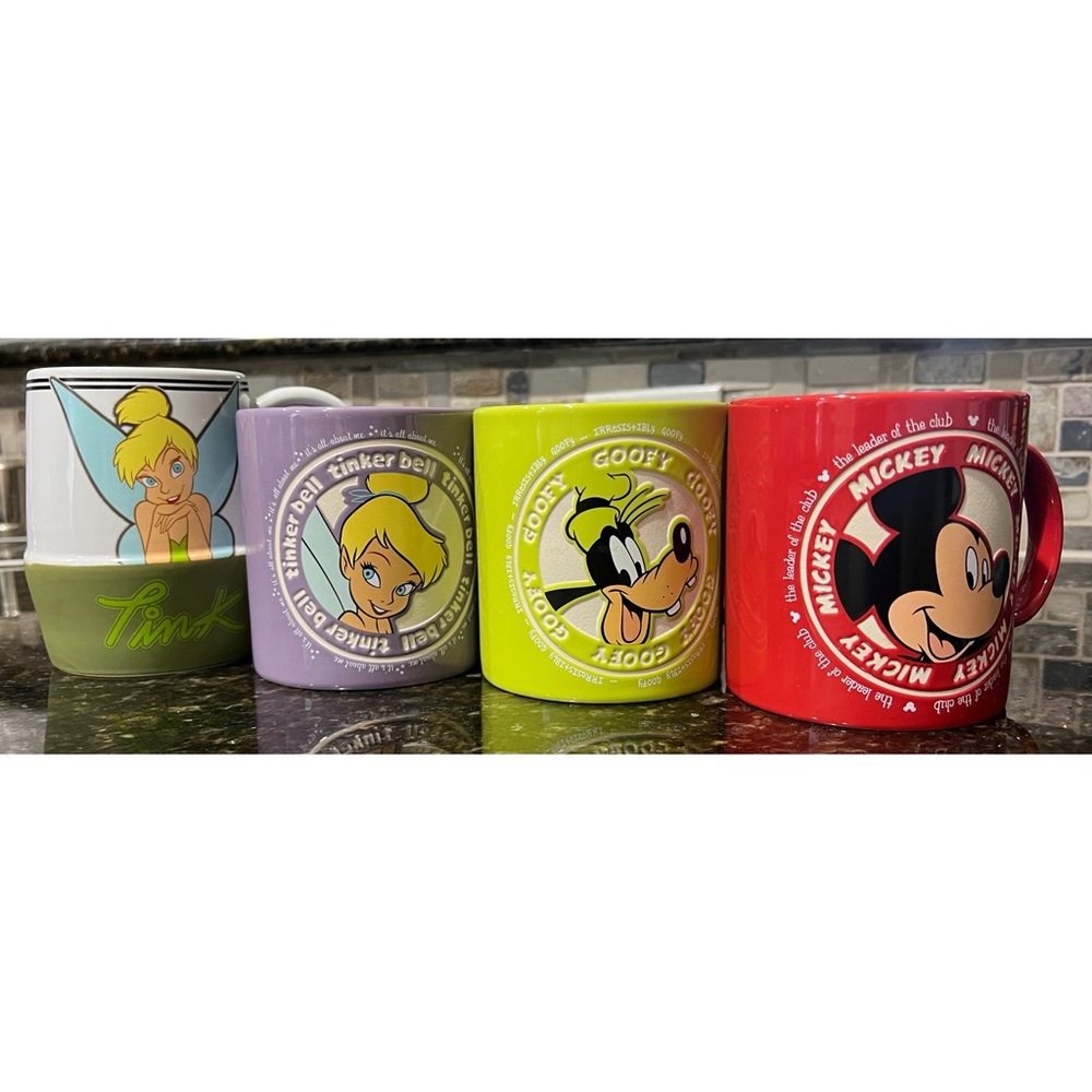 Vintage Disney Theme Parks Coffee Cup Mugs
